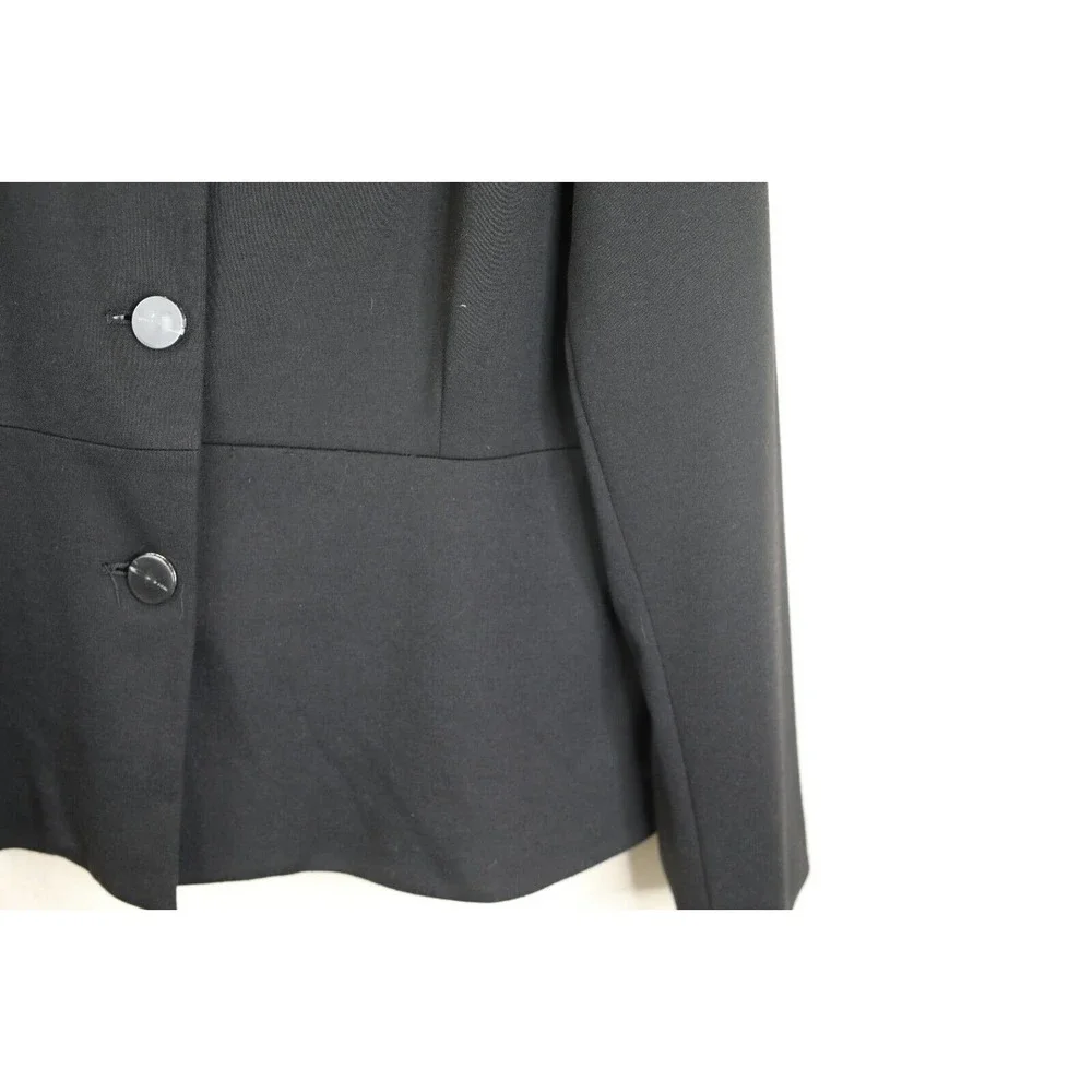 Sandro Vintage‎ 3 Button Blazer XL Black Y2K Clueless